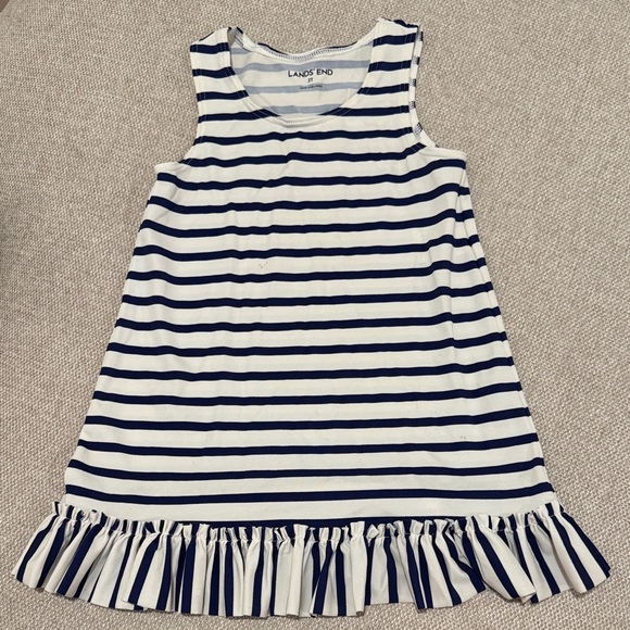 Lands' End Other - Lands' End Striped Navy and White Kids Dress